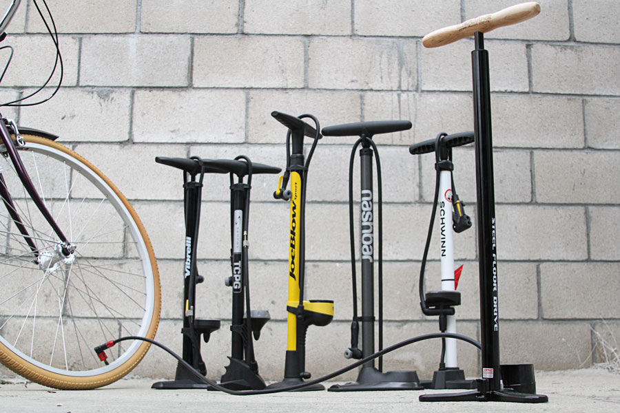 two types of bike pumps